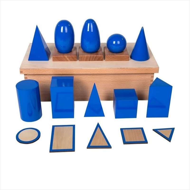 Geometric Solids with Stand, Bases, and Box
- Glossy