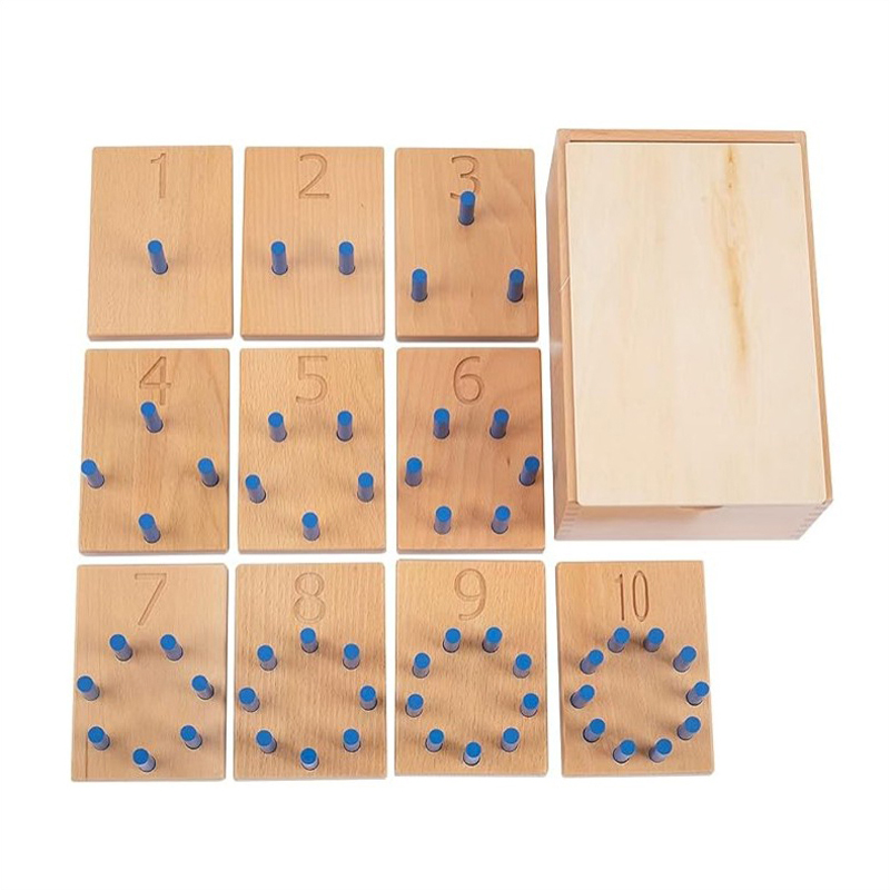 Nail board for mathematics learing