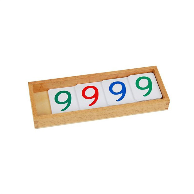 Large PVC Number Cards With Box (1-9000)