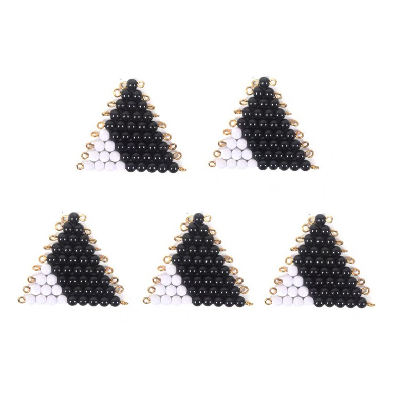 5 Pairs of Bead Stairs 1-9 ( Black & White)