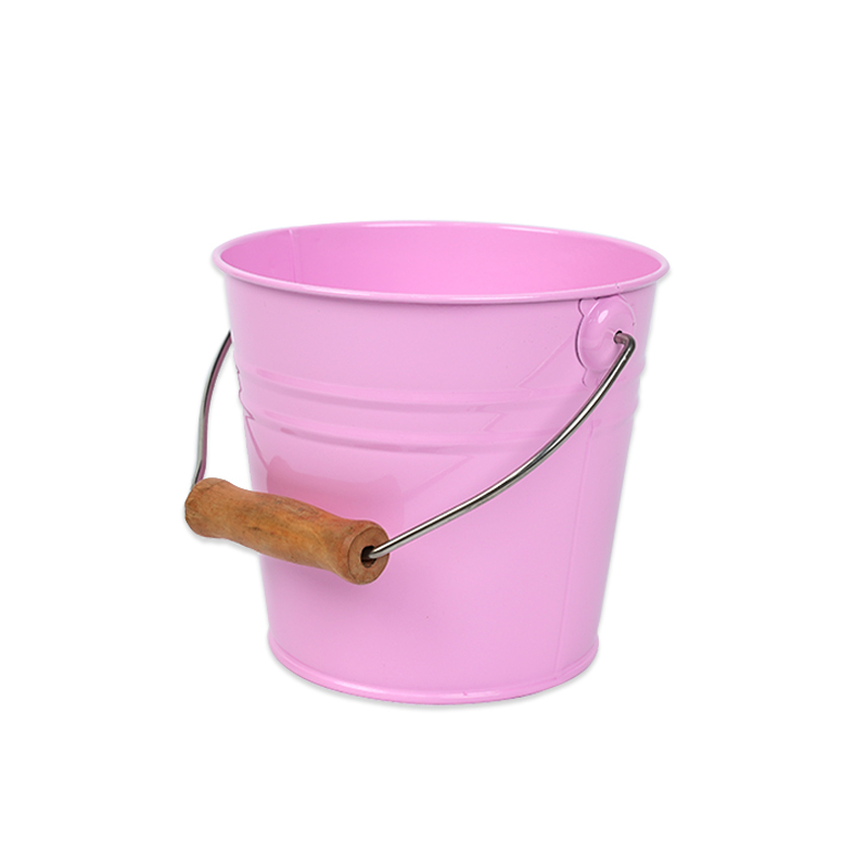 Metal Bucket
-Pink  D3626-2