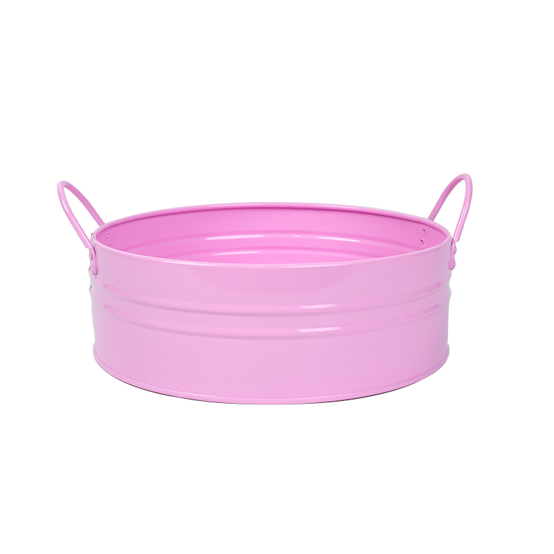 Metal Basin
-Pink  D718-5