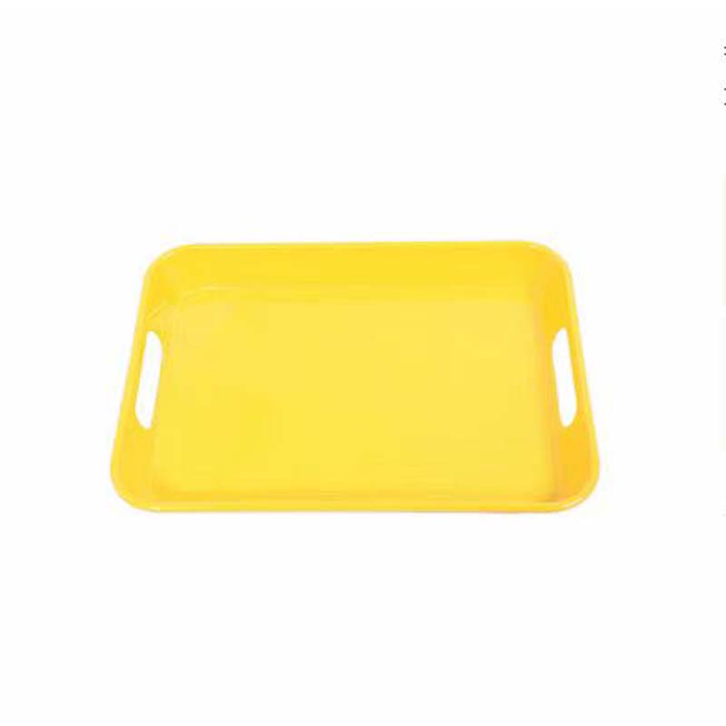 Plastic Tray -yellow  D742-1