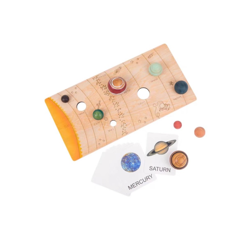 Match puzzle of Solar System 
with Name Cards