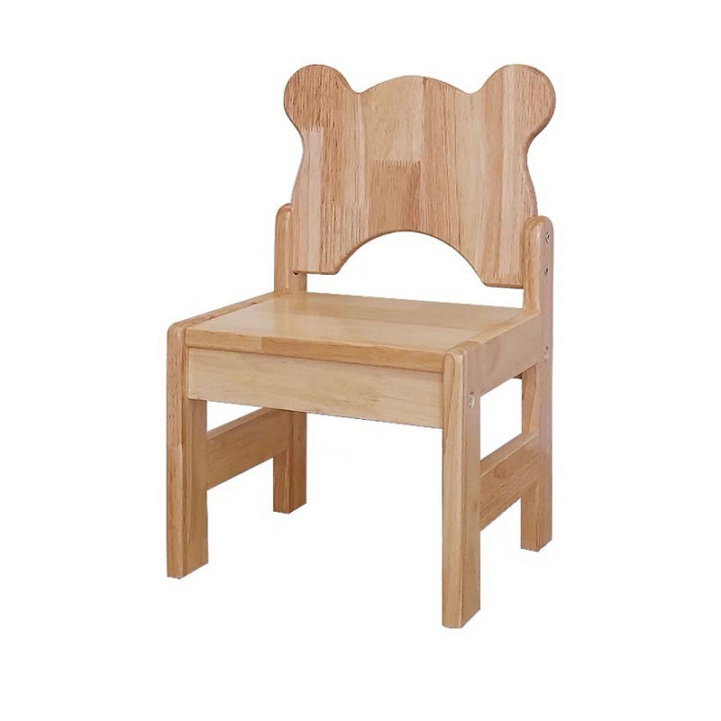 Rubberwood Baby Bear Chair