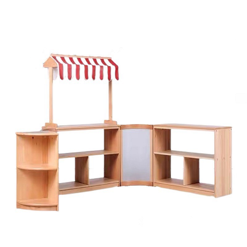 Beechwood Role Playing Area Corner cabinet - vending table 4