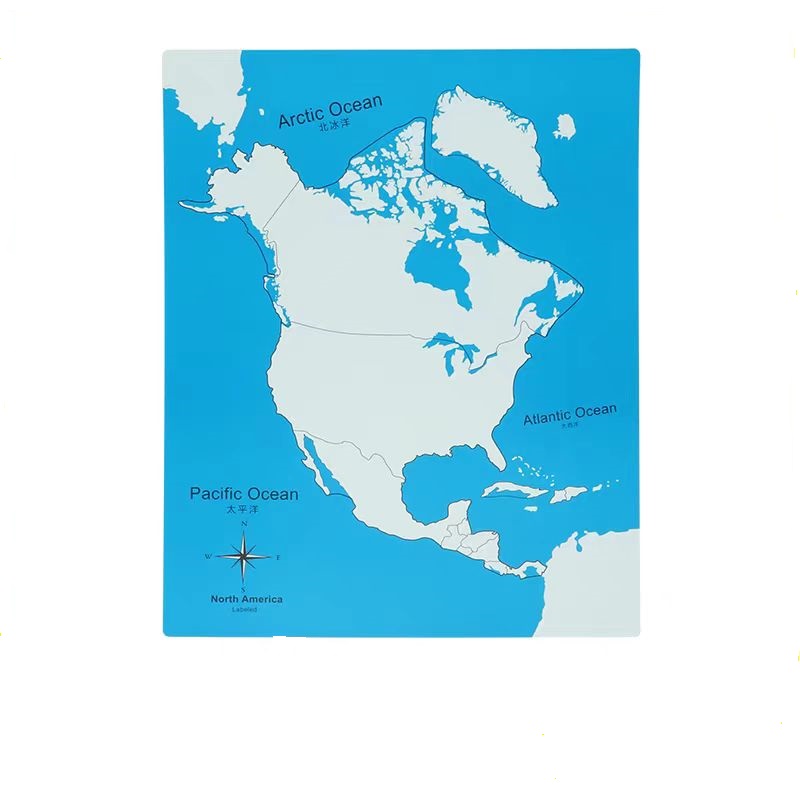 Labeled North America Control Map
-PVC