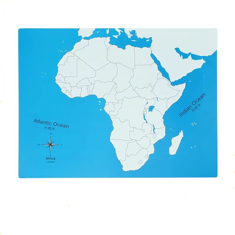 Labeled Africa Control Map
-PVC