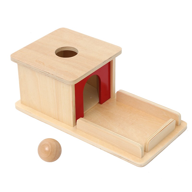 Object Permanence Box with Tray