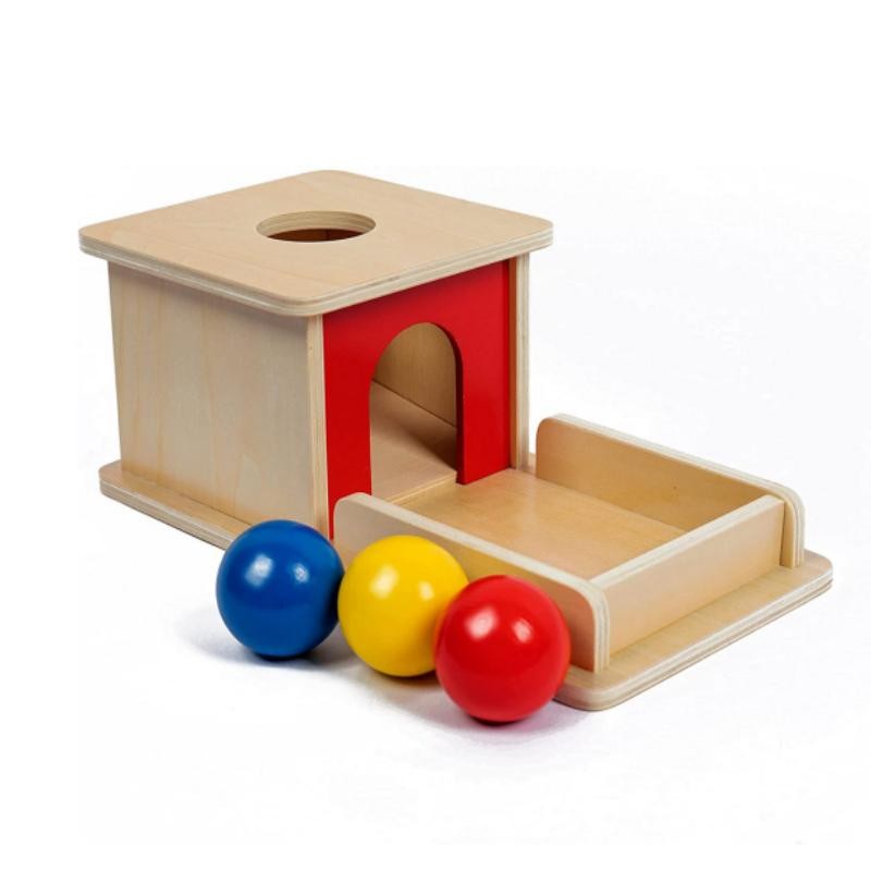 Object Permanence Box with Tray