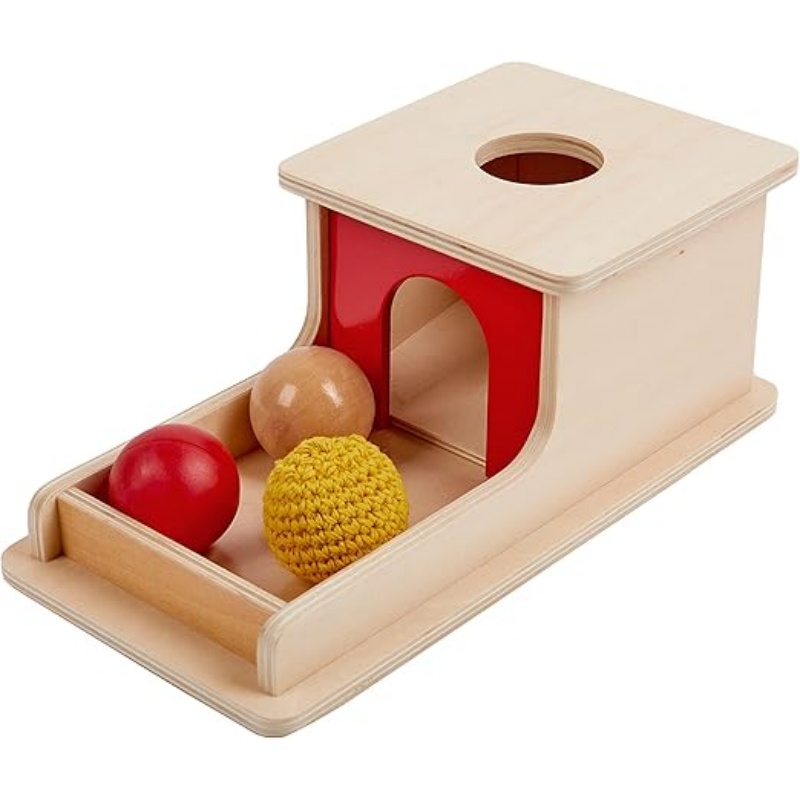 Object Permanence Box with Tray