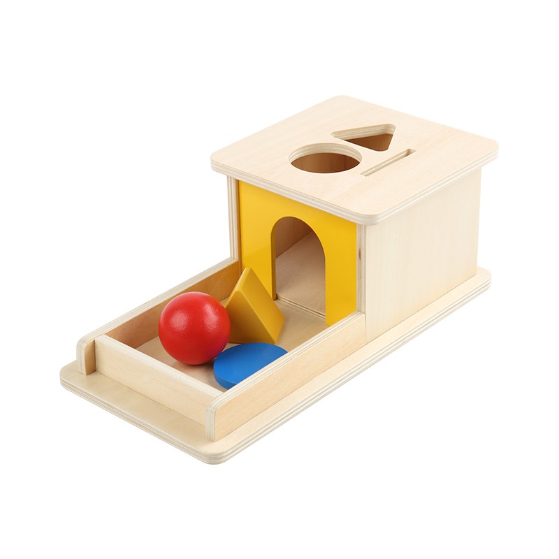 Object Permanence Box with Tray