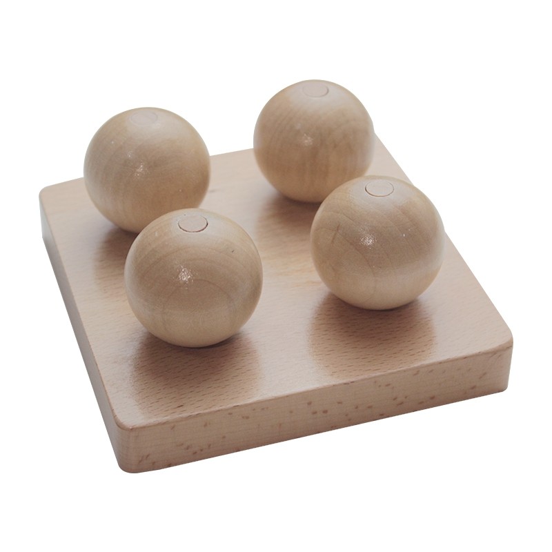 Four Balls On Small Pegs