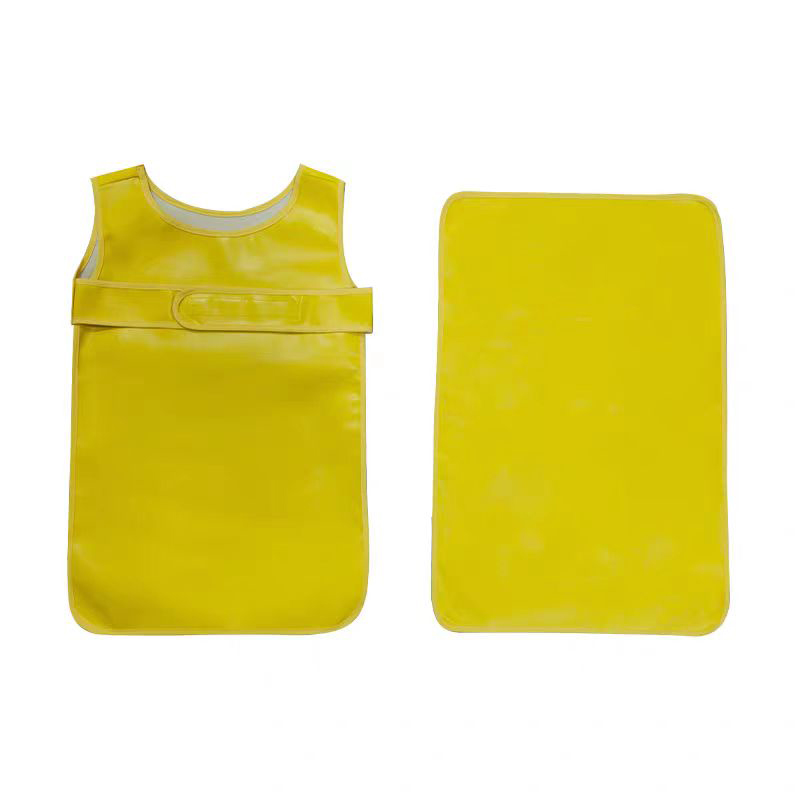 Kid Easy-Fasten Water-Resistant Apron with Pad
-Yellow  I615-2