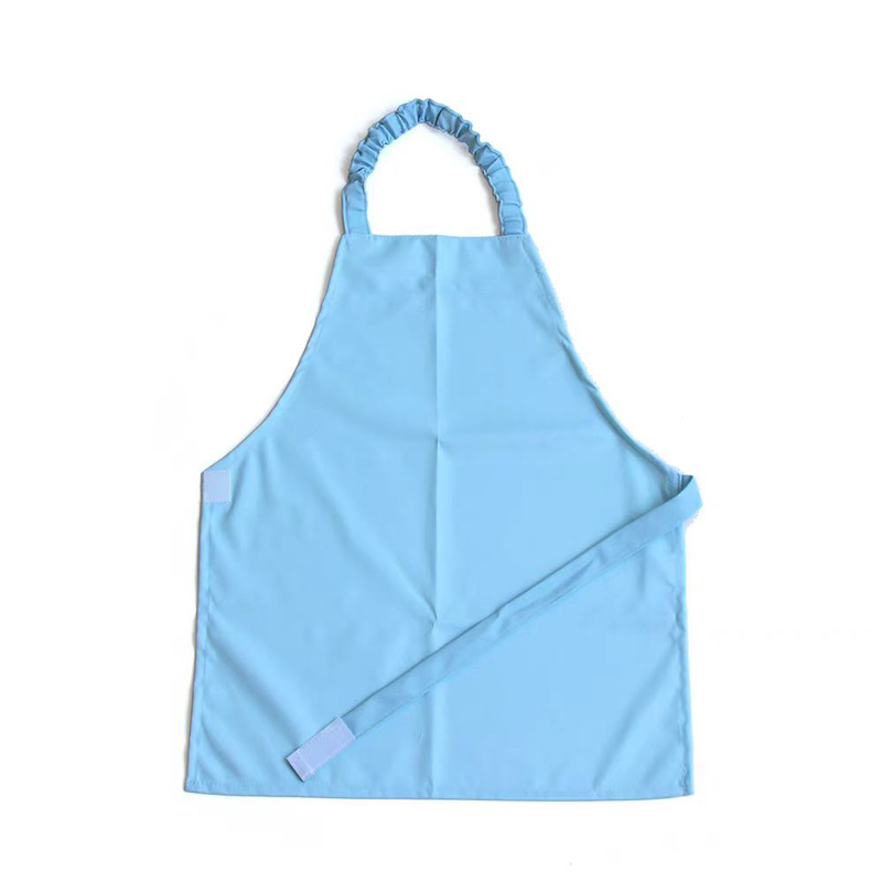 Kid Easy-Fasten Water-Resistant Apron with Silicon Pad
-Morandi Blue  I616-1