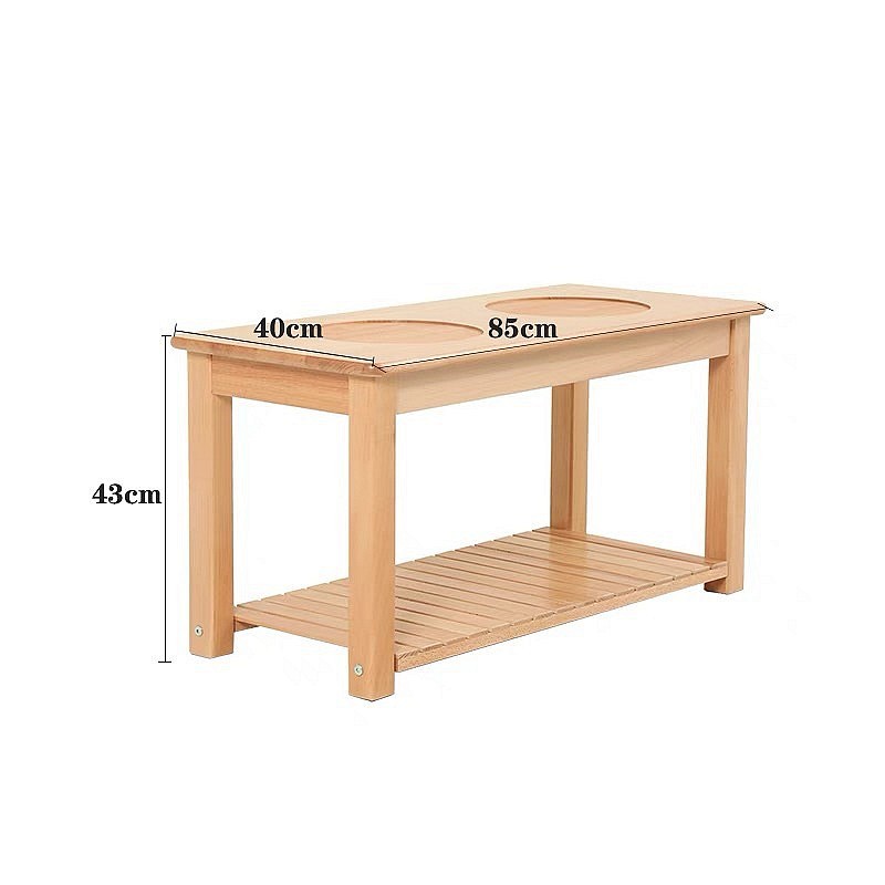 Beechwood Laundry table (excluding containers as shown in the diagram)