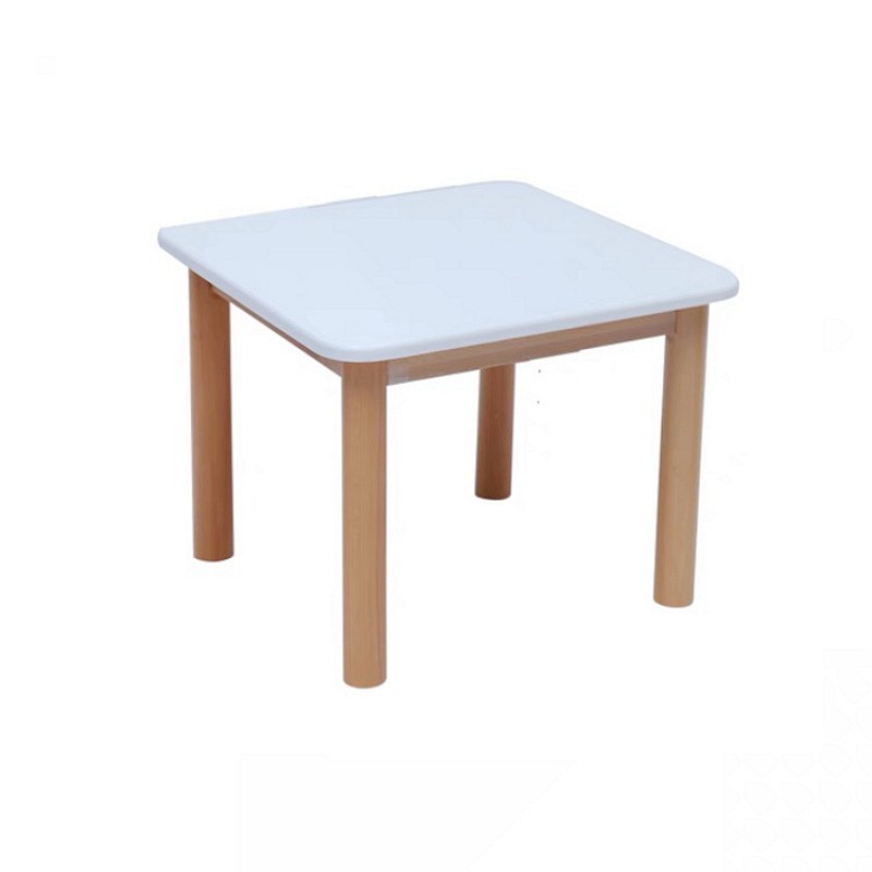 Beechwood+White melamine board Mix and match colors - large table