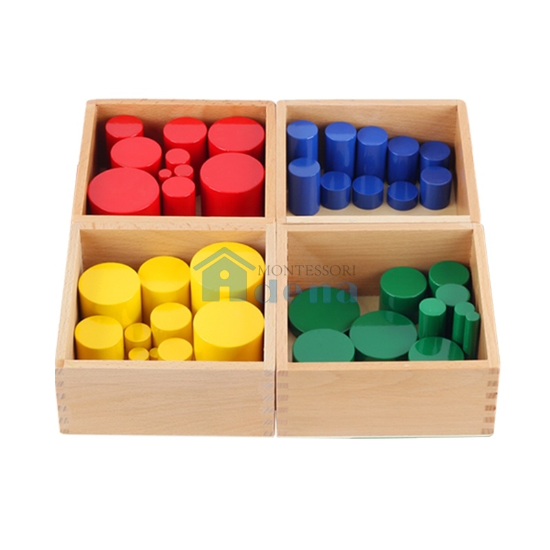 Knobless Cylinders (Set of 4)-Satin Finish