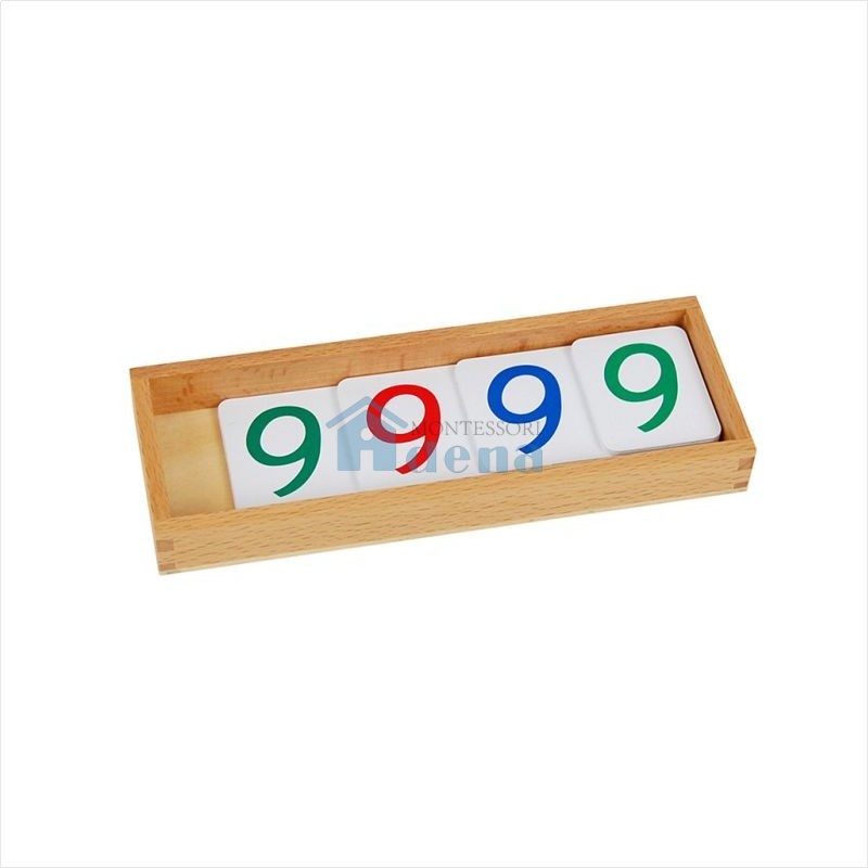 Large PVC Number Cards With Box (1-9000)
