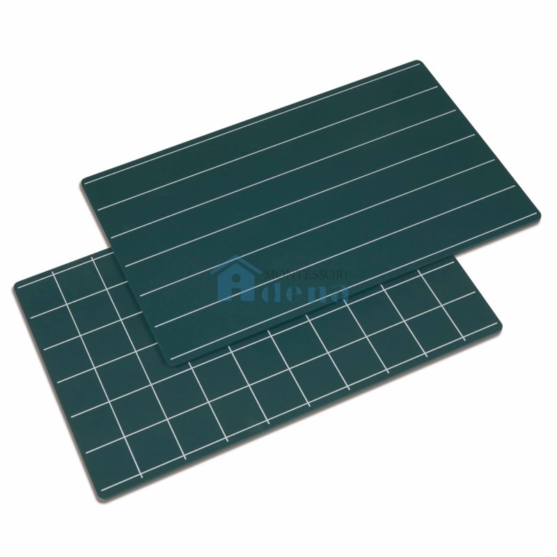 Greenboards with Single Line and 
Squares (2pcs)