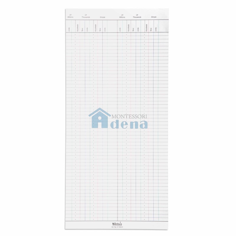 Large Bead Frame Paper (50)