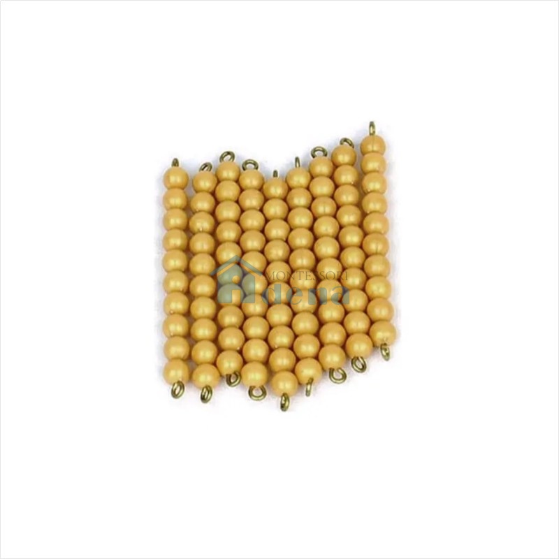 10 Golden Bead Bars of Ten