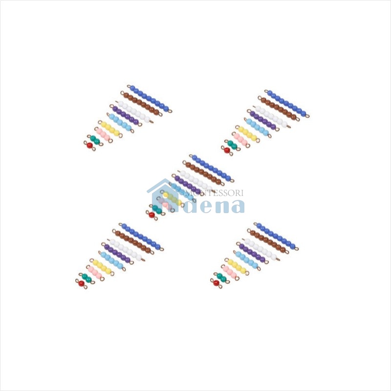 5 Sets of Colored Bead Stairs 1-9