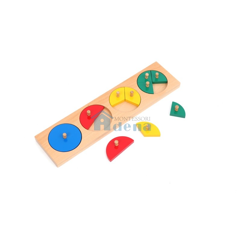 Cut-Out Fraction Circles 1-4