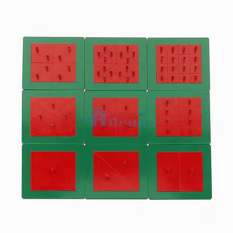 Metal Square* 9 plates
