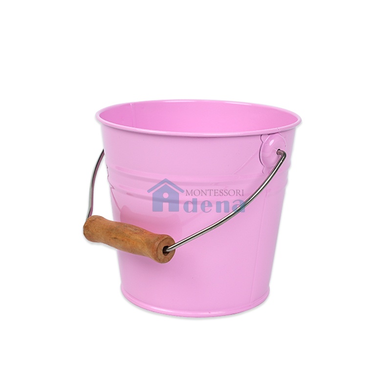 Metal Bucket
-Pink  D3626-2