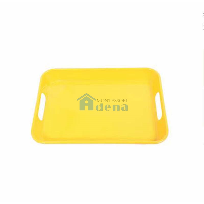 Plastic Tray -yellow  D742-1