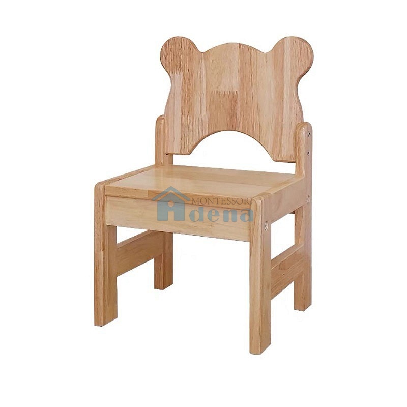 Rubberwood Baby Bear Chair