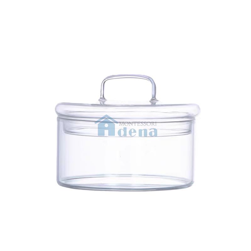 Glass Bowl with Lid  F1064