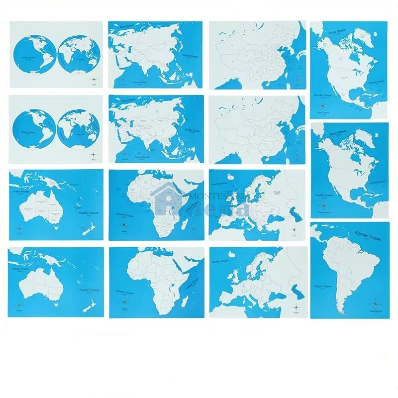 Labeled and Unlabled control maps for 8 Puzzle Maps