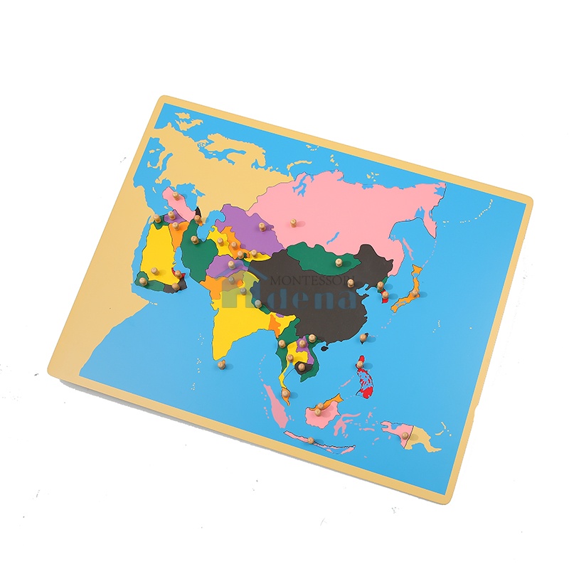 Puzzle Map of Asia