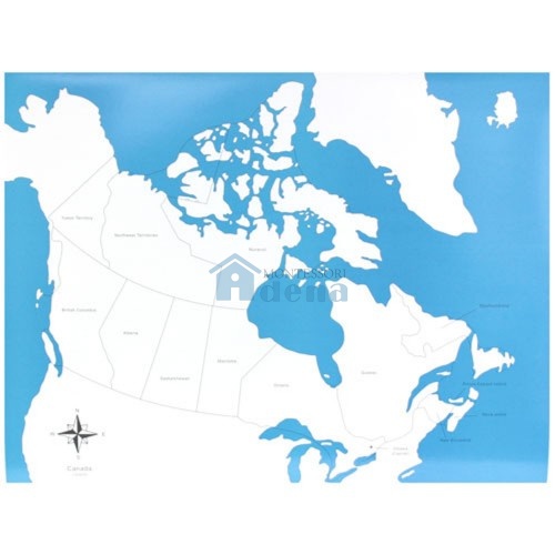 Unlabeled Canada Control Map
