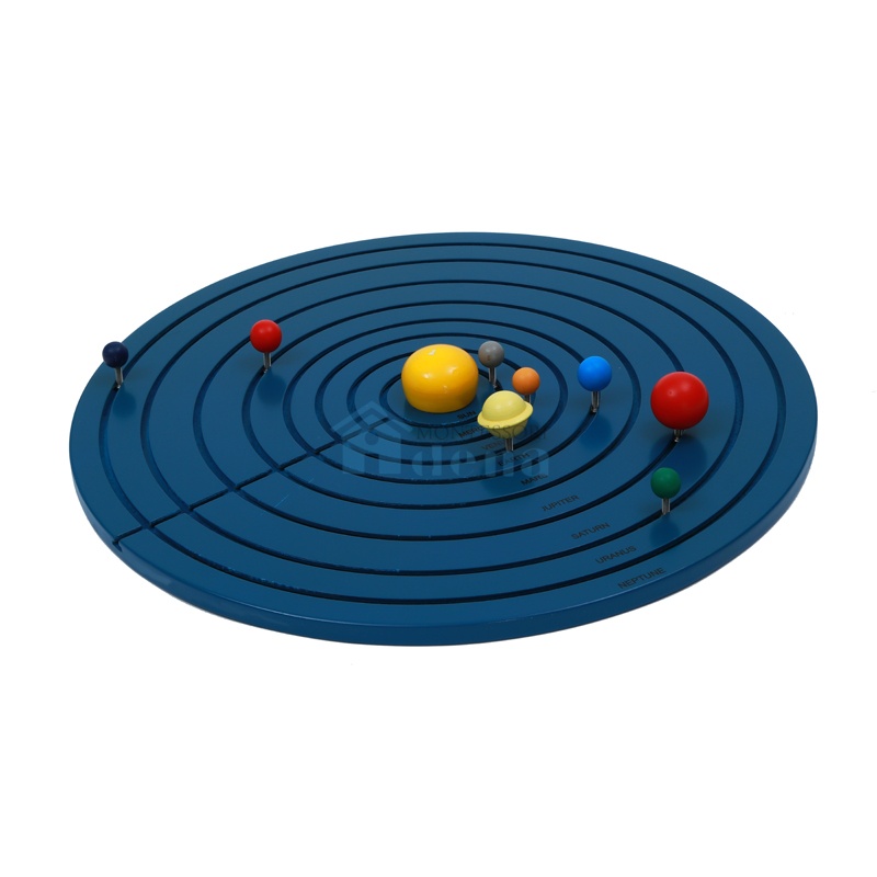 Solar System Wooden Model
