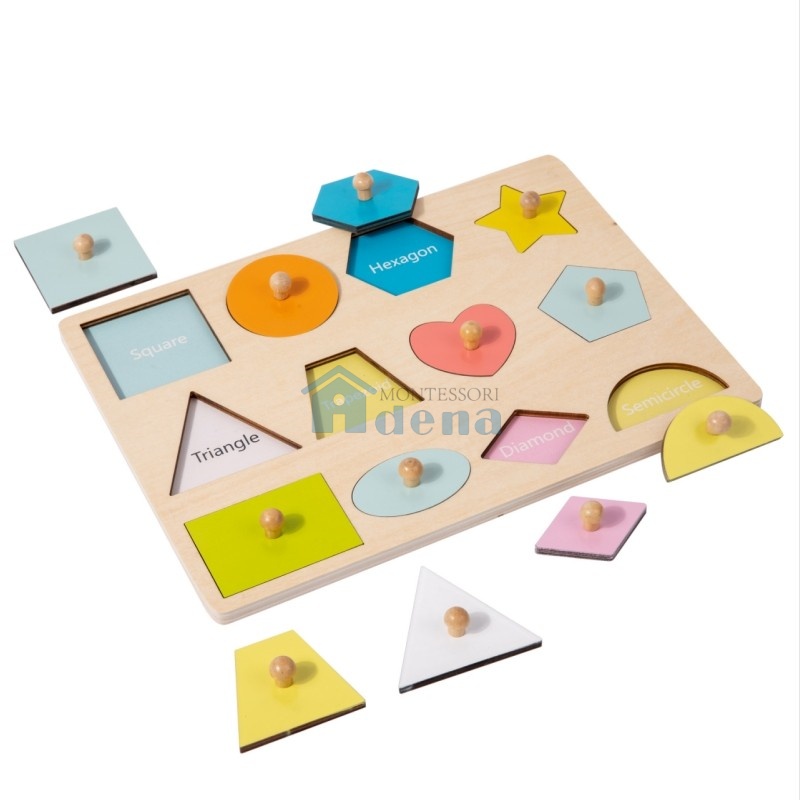 Multiple Shapes Puzzle - 12 shapes