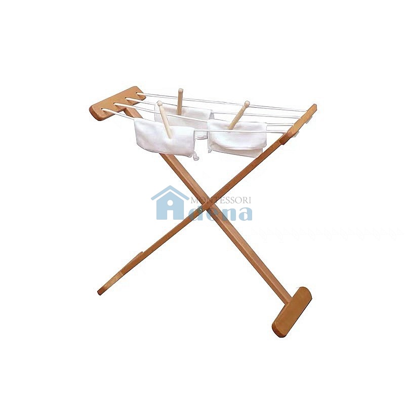 Beechwood Clothes Hanger (including 5 clothes clips)