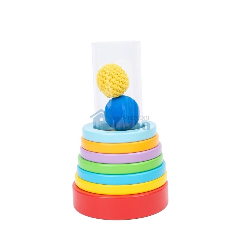 Tube with Stacking Rings