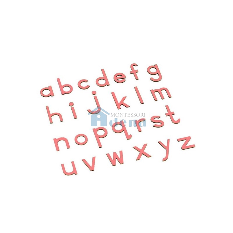 Lowercase Small Movable Alphabet - Pink
