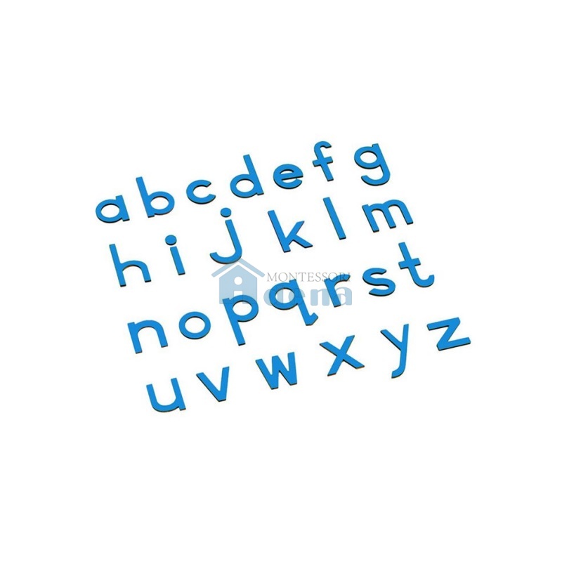 Lowercase Small Movable Alphabet - Blue