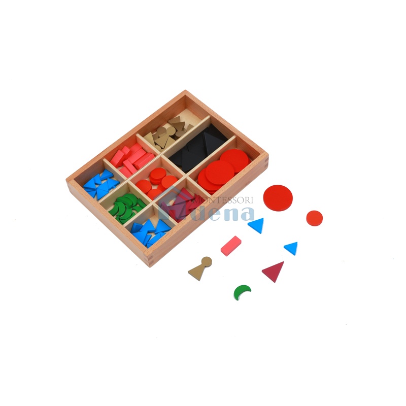 Basic Wooden Grammar Symbols with Box