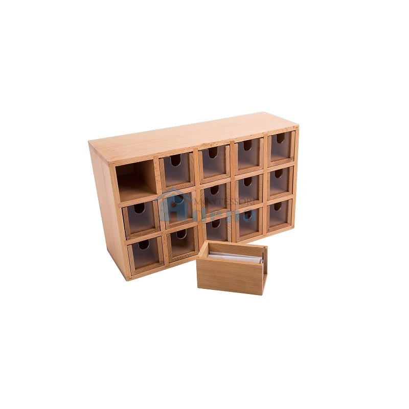 Wooden Container for Lables (Small)