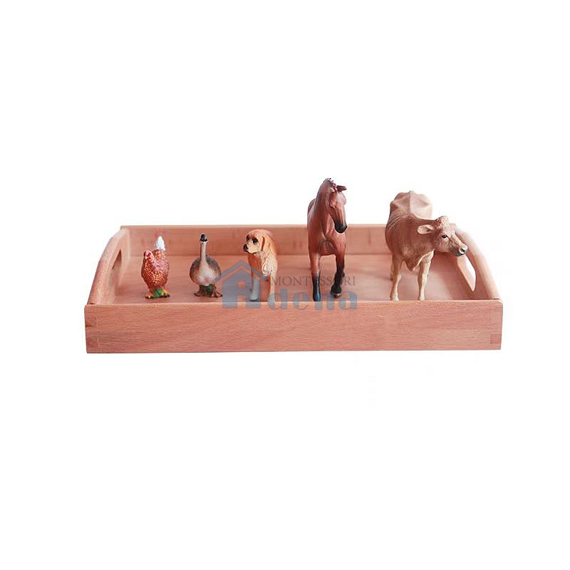 Replicas Objects
-Farm Animals with wooden tray