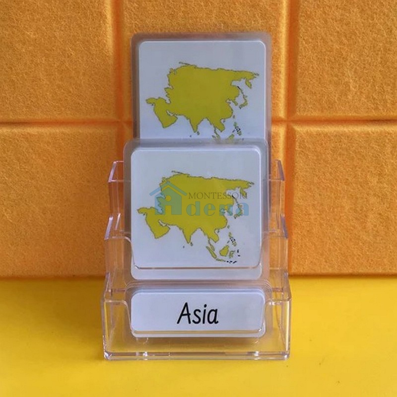 Three-Parts Cards w/ Stand
- 7 Continents （8 sets）