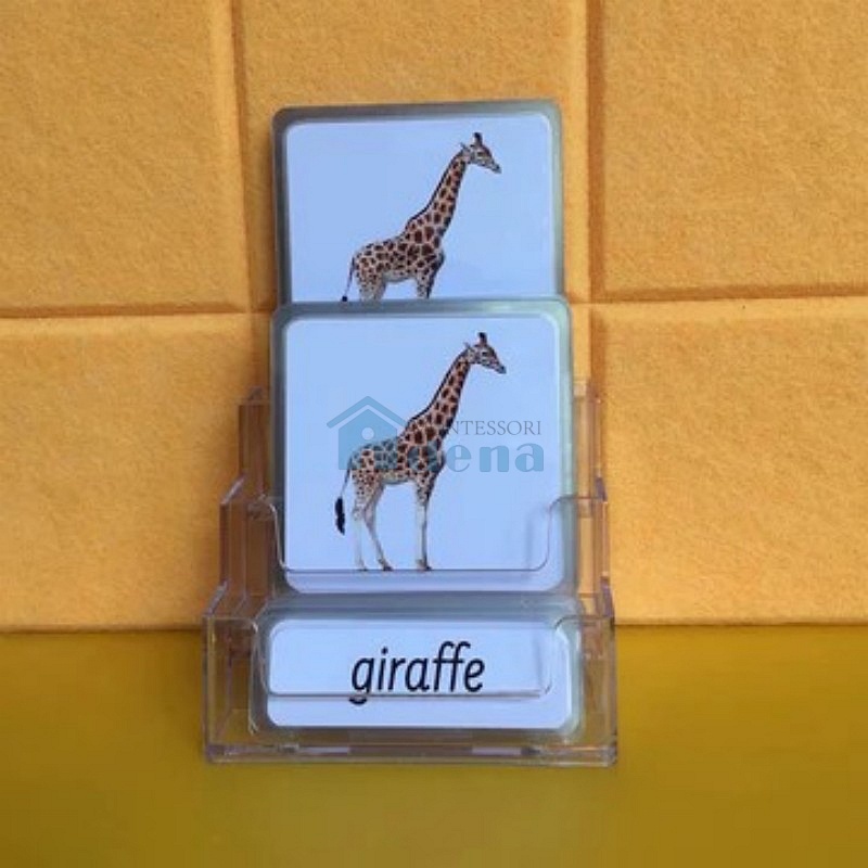 Three-Parts Cards w/ Stand
-Wild Animals（24 sets）