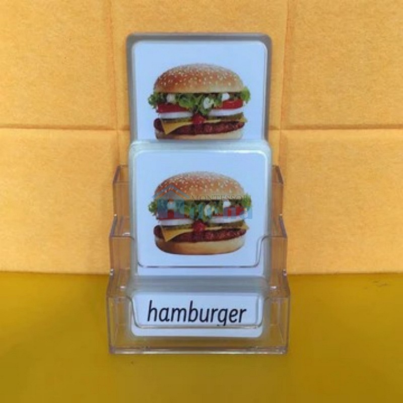 Three-Parts Cards w/ Stand
-Food（24 sets）