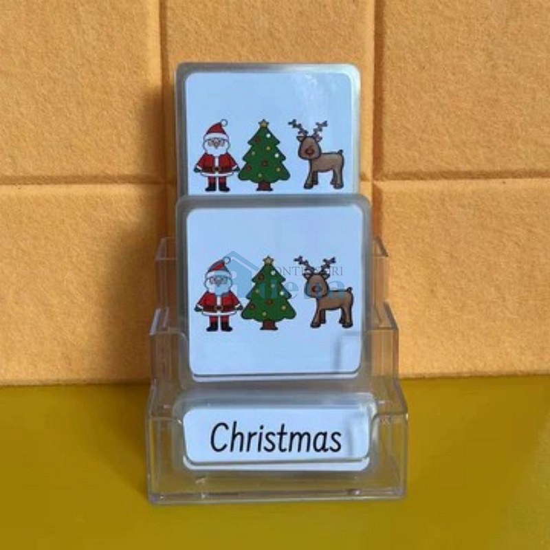 Three-Parts Cards w/ Stand
-Christmas Subject（18 sets）