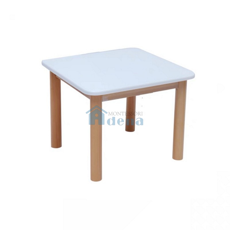 Beechwood+White melamine board Mix and match colors - large table